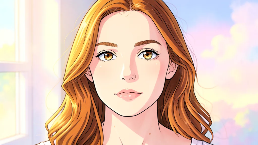 Portrait photo transformed into Studio Ghibli anime illustration