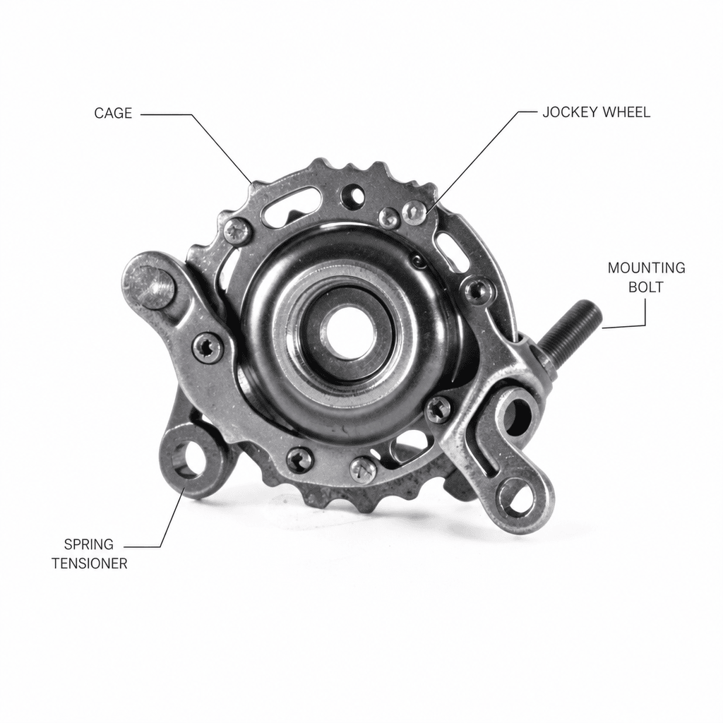 GPT Image 2 — a mechanical part turned into a labelled technical diagram with four leader lines